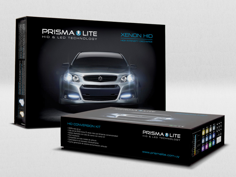 Prisma Lite - diseño Packaging
